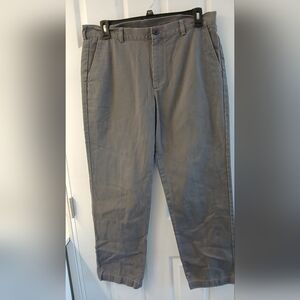 346 Brooks Brothers Gray Khaki Slacks – Size 36x32, 100% Cotton